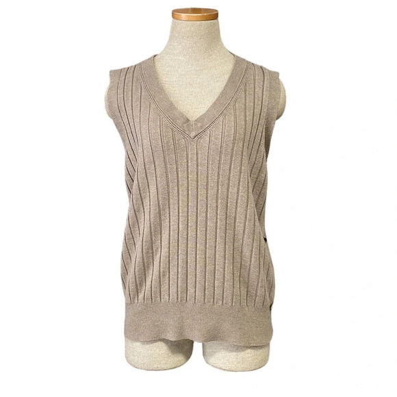 Free/Quent Sweater Vest Tan Size X Large XL - Picture 1 of 15